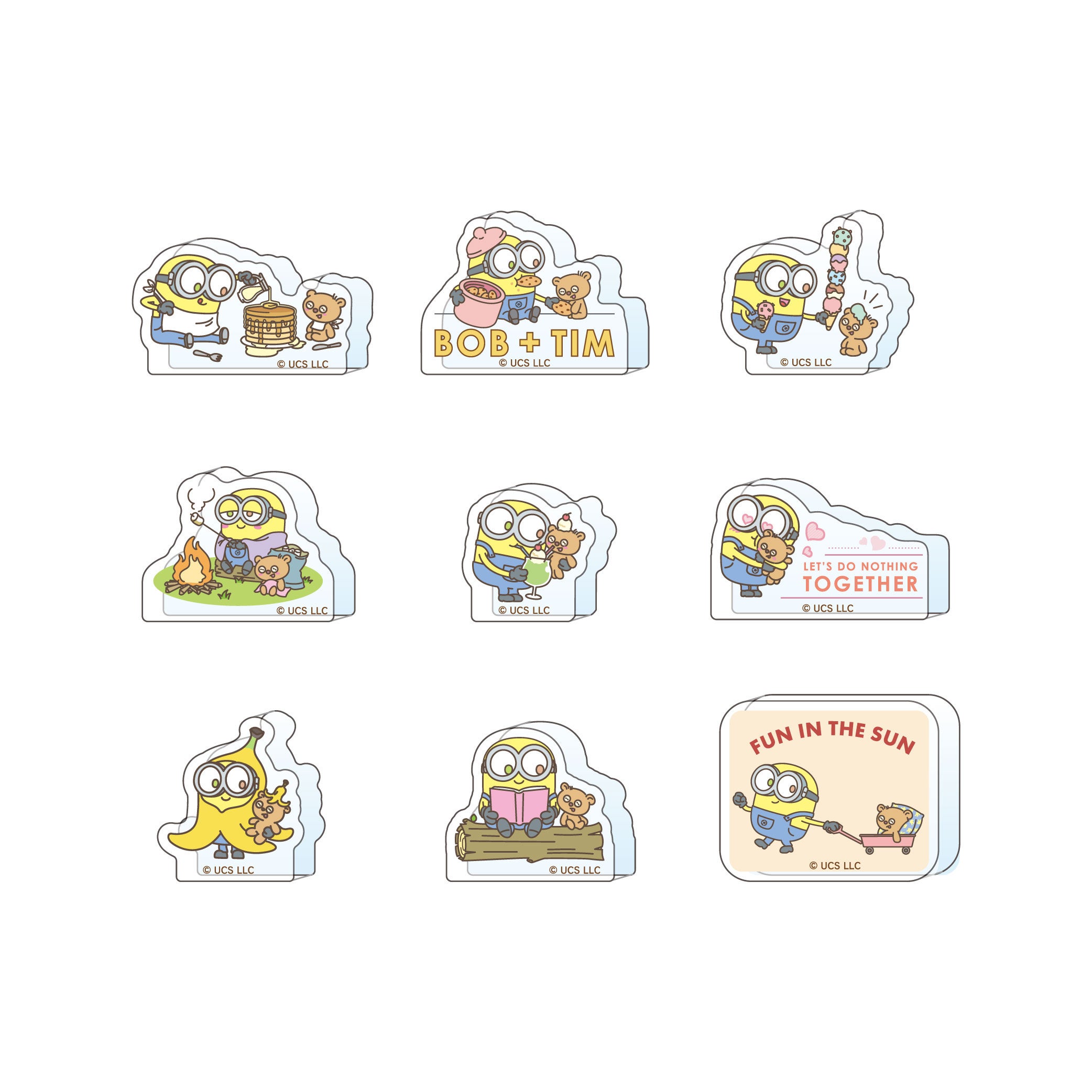 アクリルフィギュアガチャ (全9種) 1個¥300