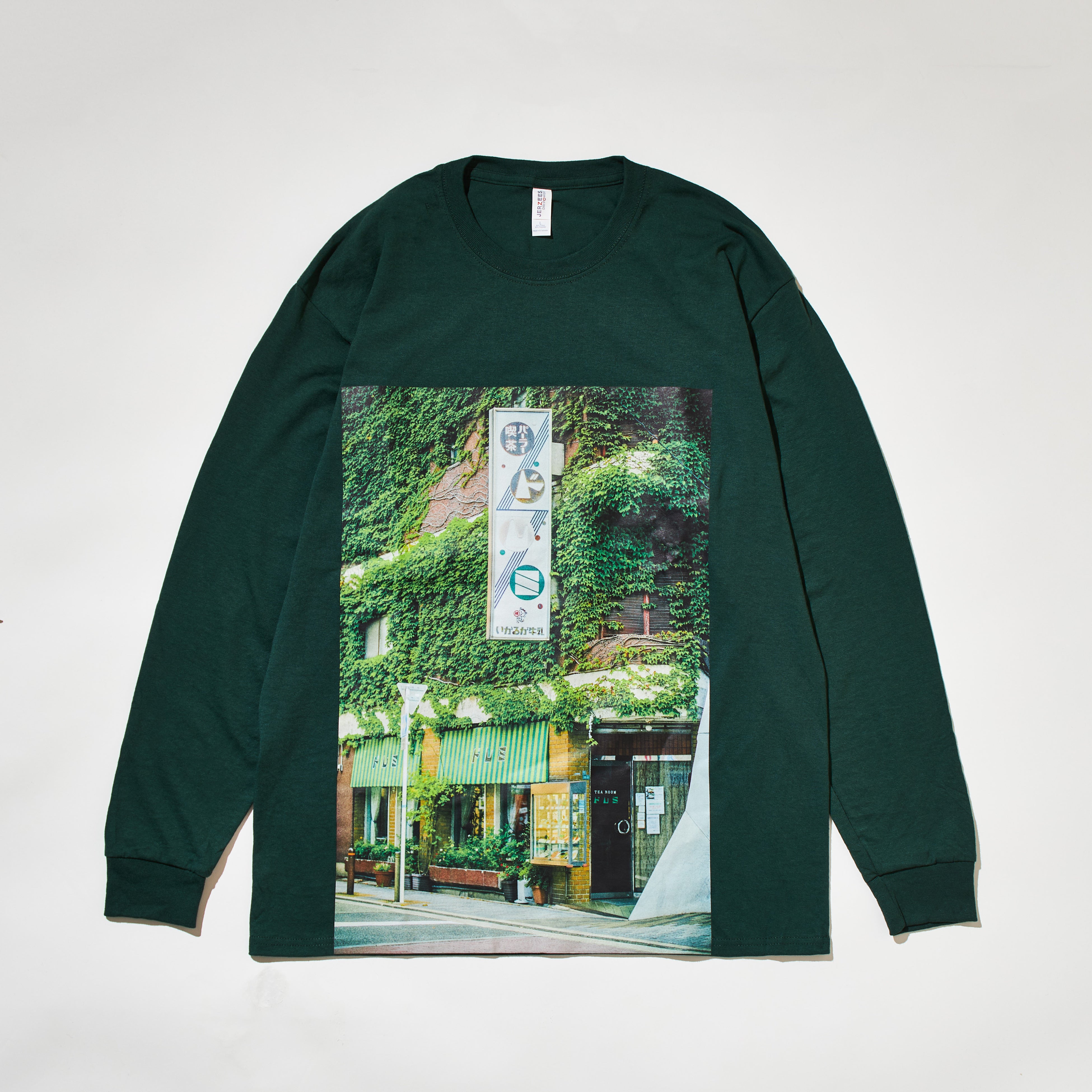 （喫茶店コラボ）フォトプリントロングスリーブTシャツ 喫茶ドレミ 各¥10,000+tax