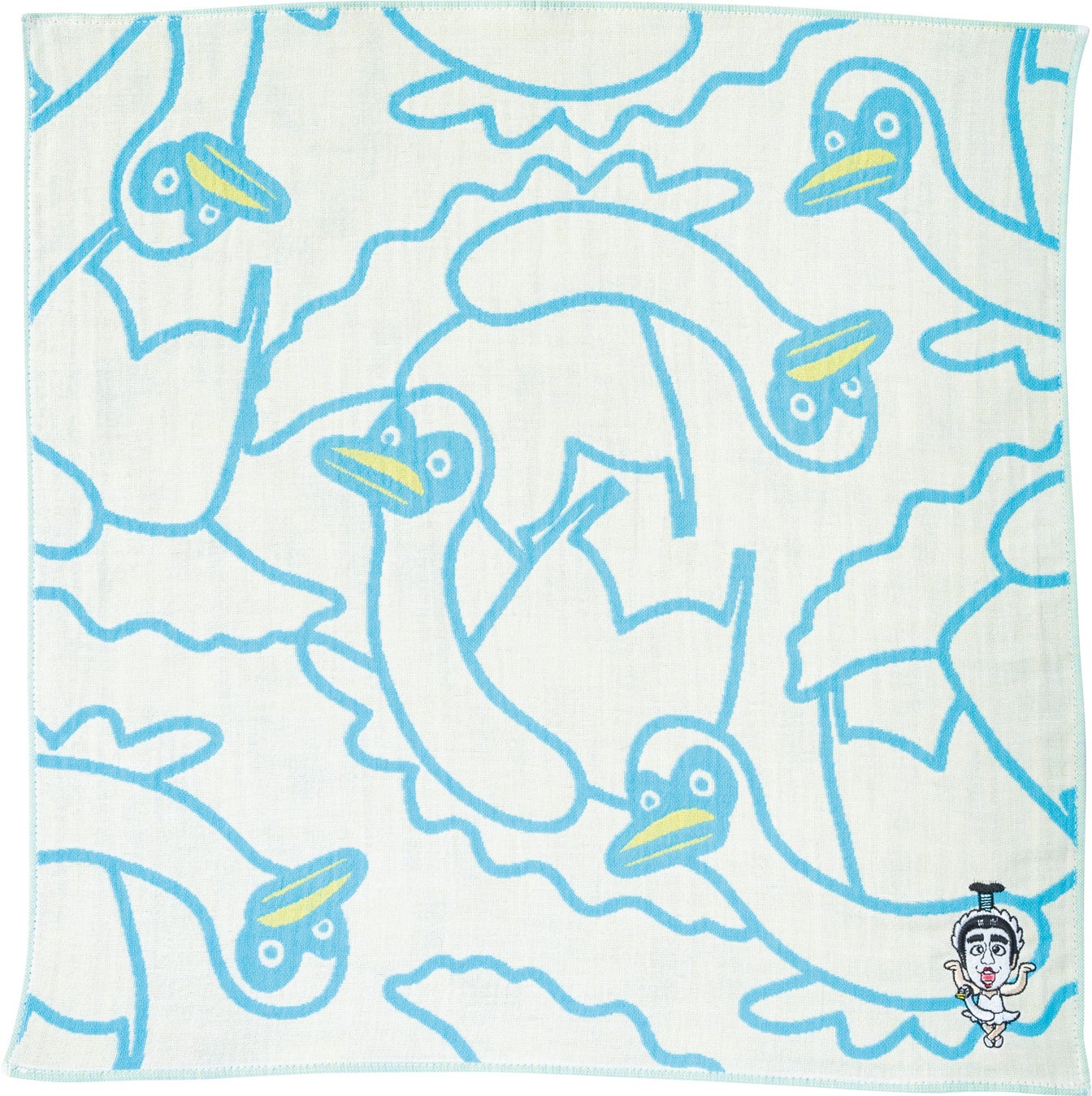 バカ殿様三重ガーゼハンカチ 1,870円