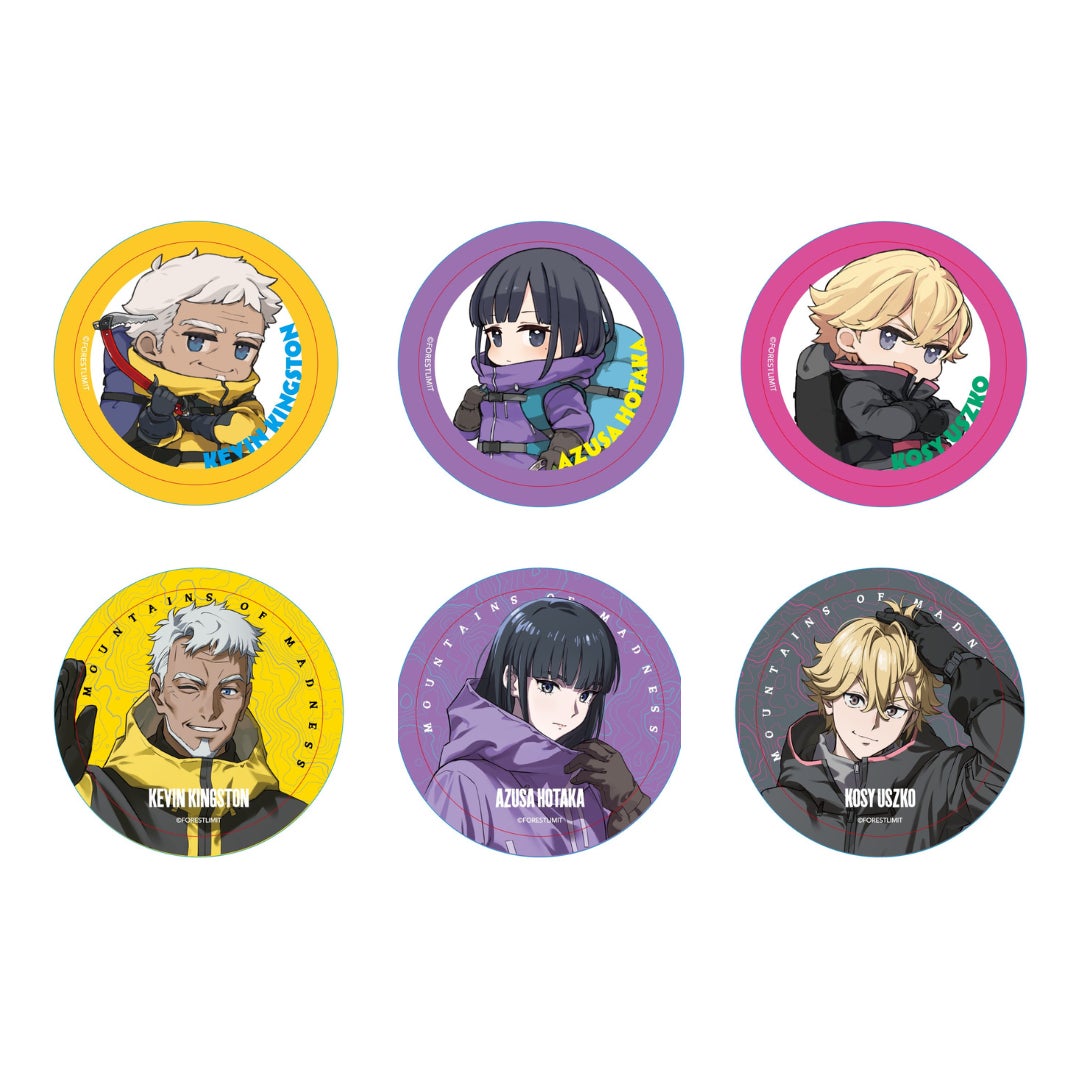 トレーディング缶バッジ(全6種) 500円