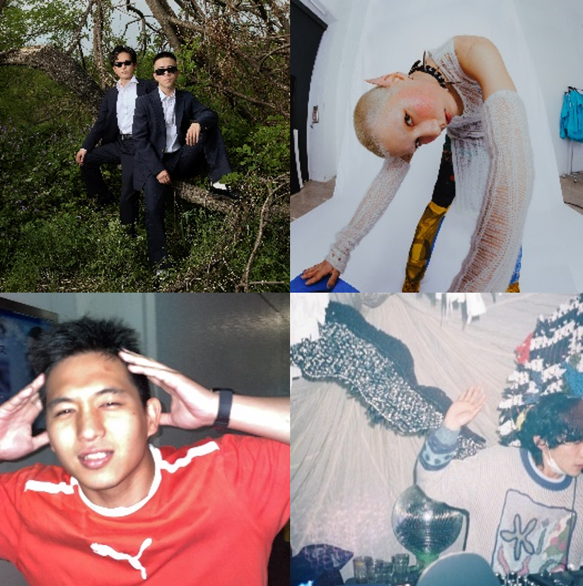 どんぐりず(左上)、SUNNY ONLY 1(右上)、没 AkA NGS(左下)、midori(右下)