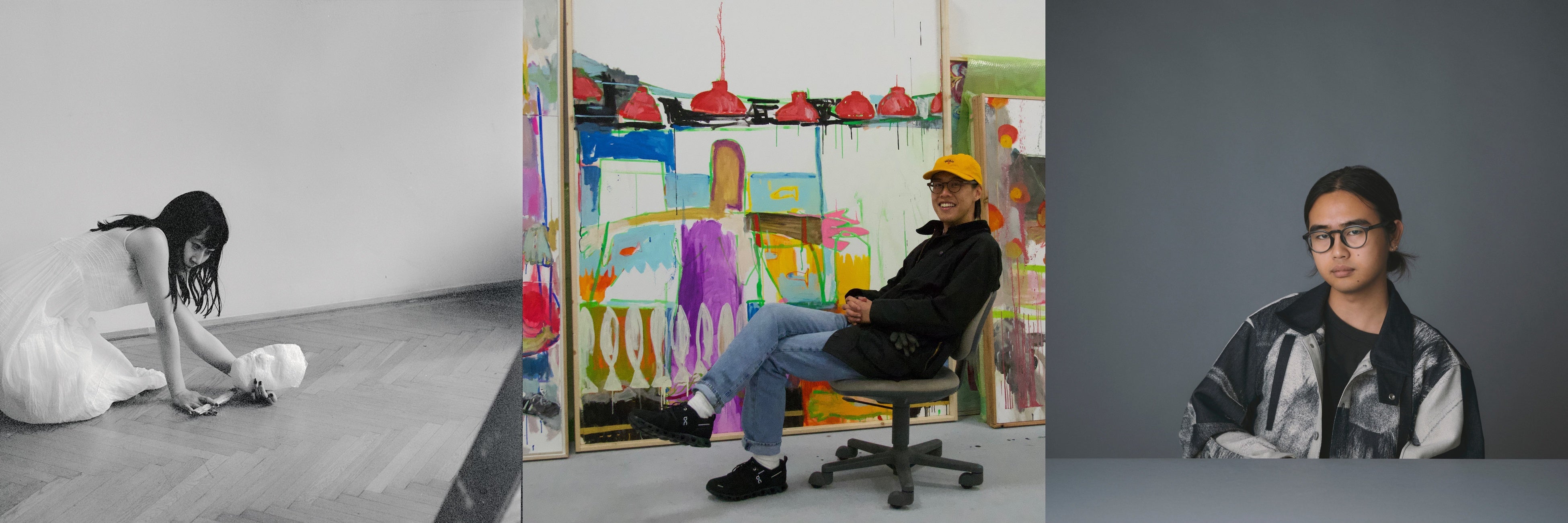 黒田 零(左)、ケビン・リー(中央)、佐野虎太郎(右)