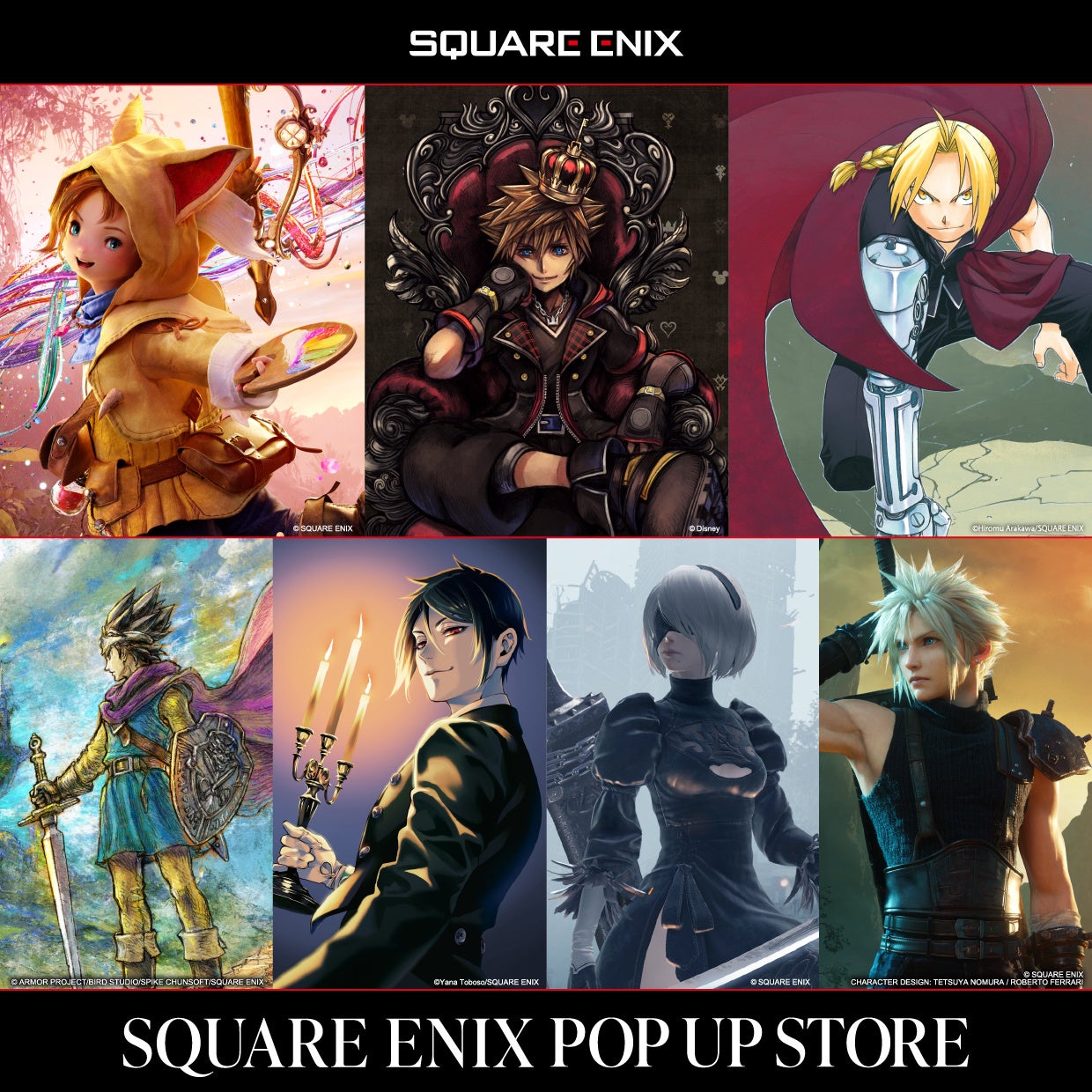 SQUARE ENIX POP UP STORE