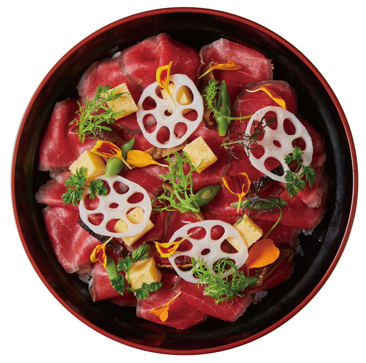 【Dr.Meat】東北県産和牛 絹のローストビーフちらし寿司