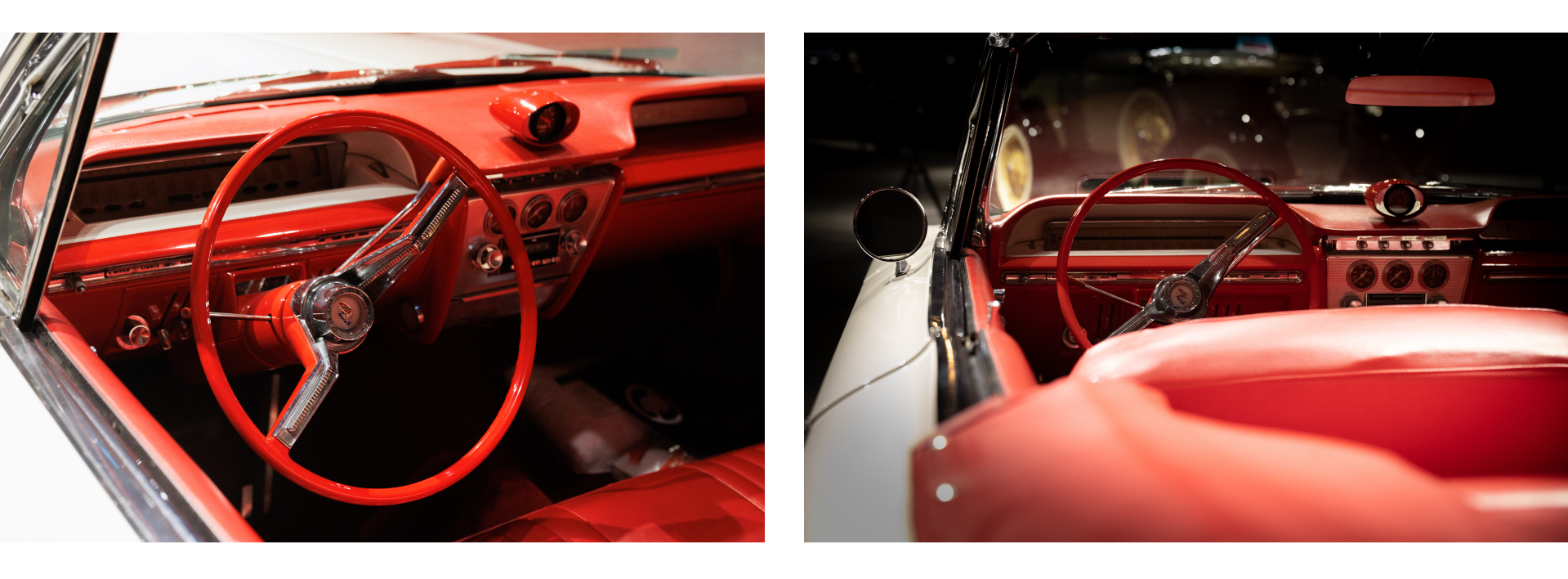 内装は深紅一色で統一されたこだわりのデザイン