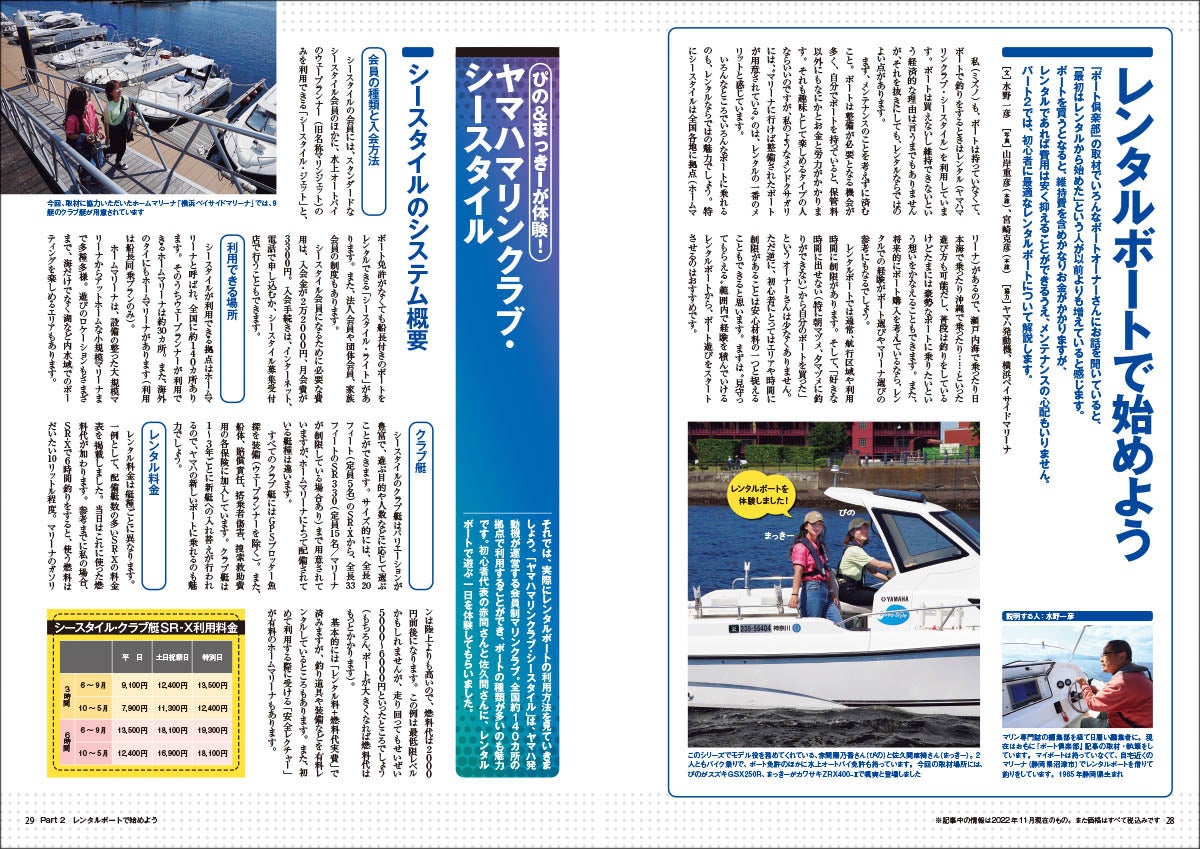 「初心者のためのボート遊び入門」より参照