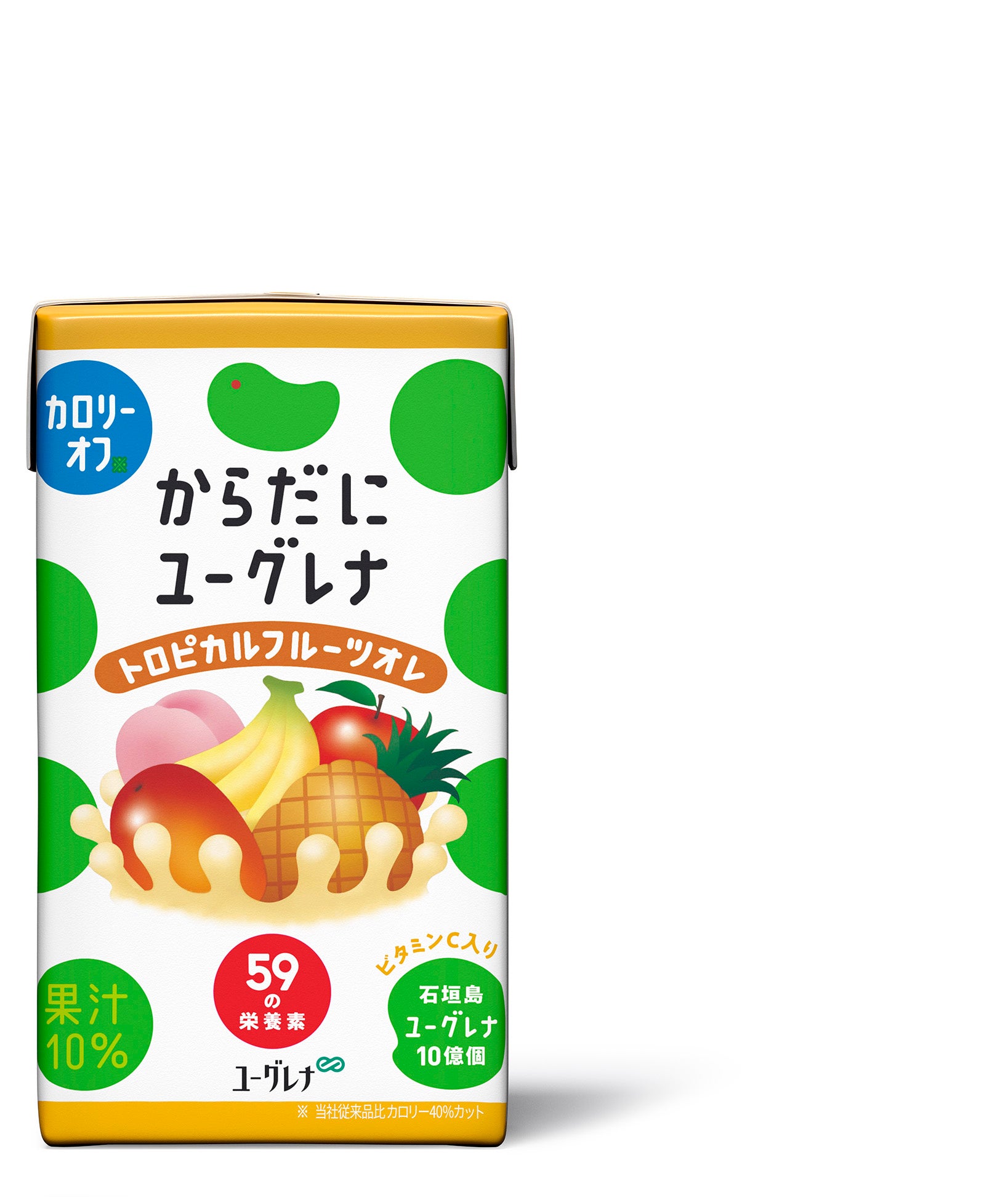 からだにユーグレナ　トロピカルフルーツオレ　カロリーオフ