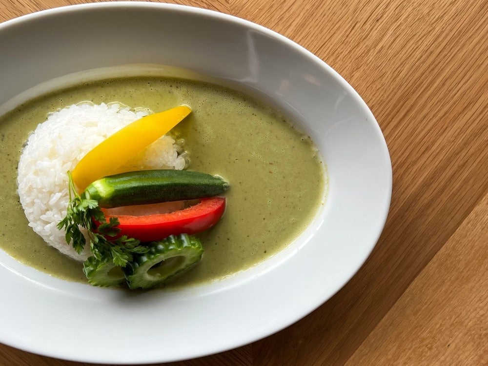 島野菜のユーグレナグリーンカレー