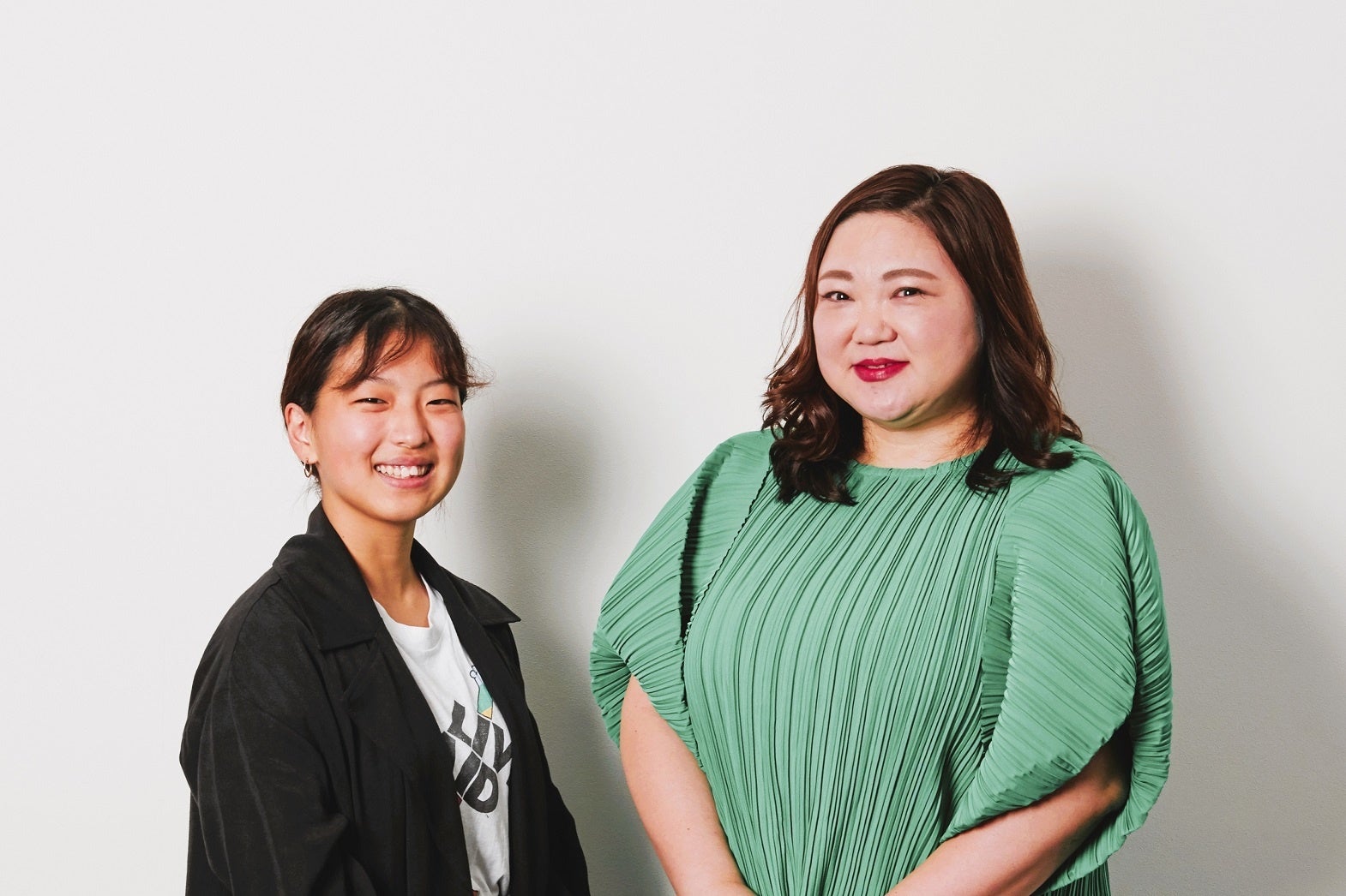 左から、CFO川﨑、CHRO岡島