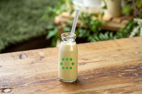 栄養満点ユーグレナのバナナヨーグルトスムージー