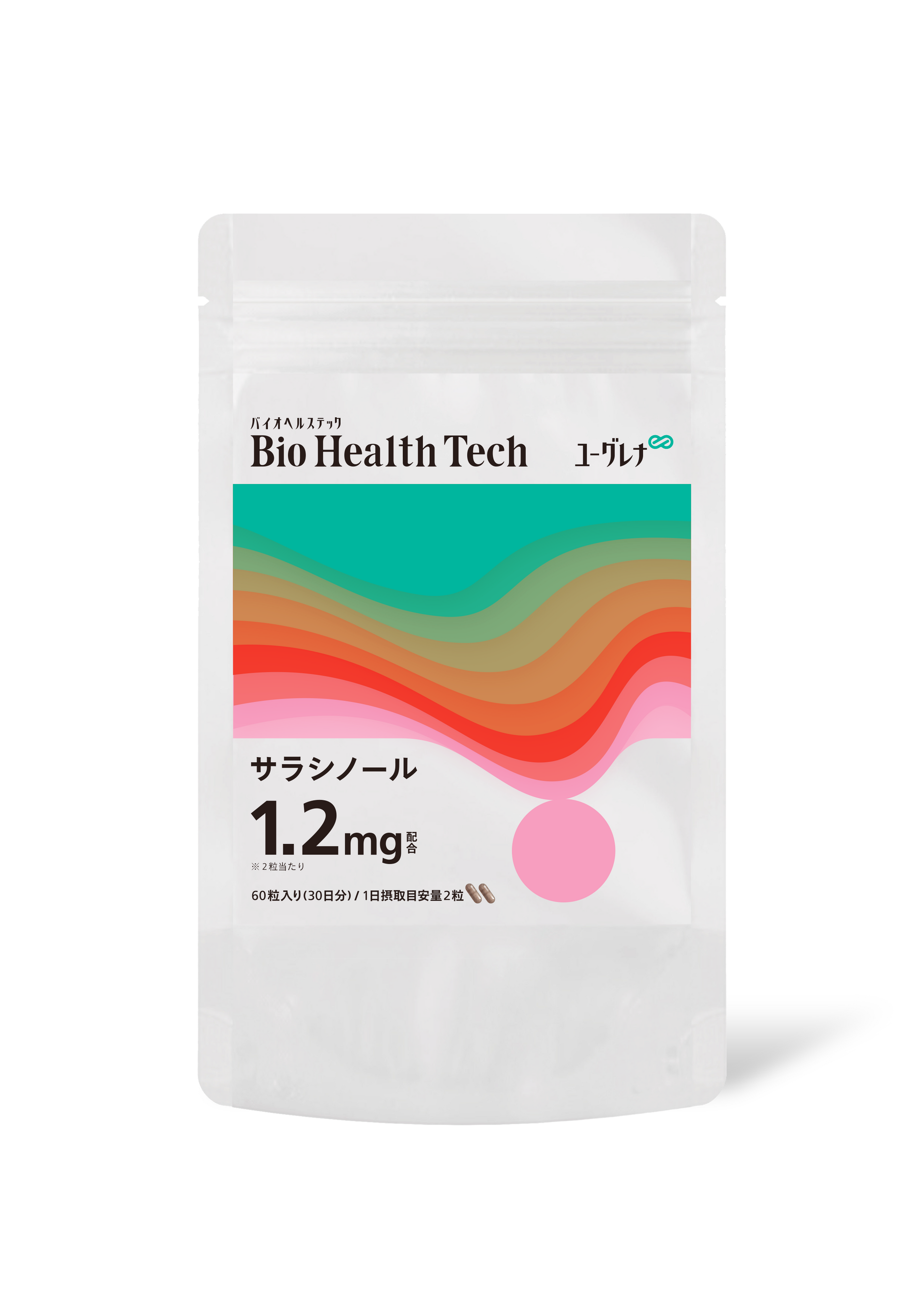 「ユーグレナバイオヘルステック　サラシノール1.2㎎」商品イメージ
