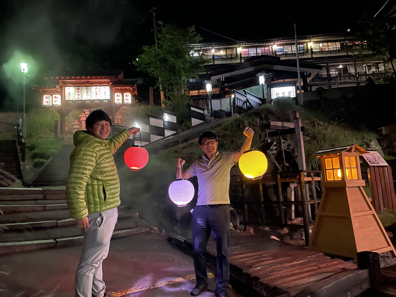 旅館から「夜さんぽ」