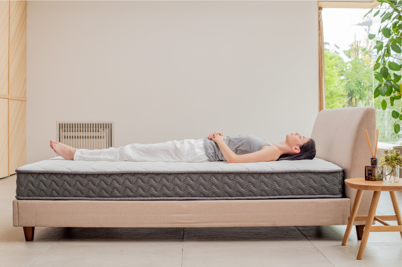 ごくみん セミダブル スプリングマットレス ホワイト 極上の寝心地 極