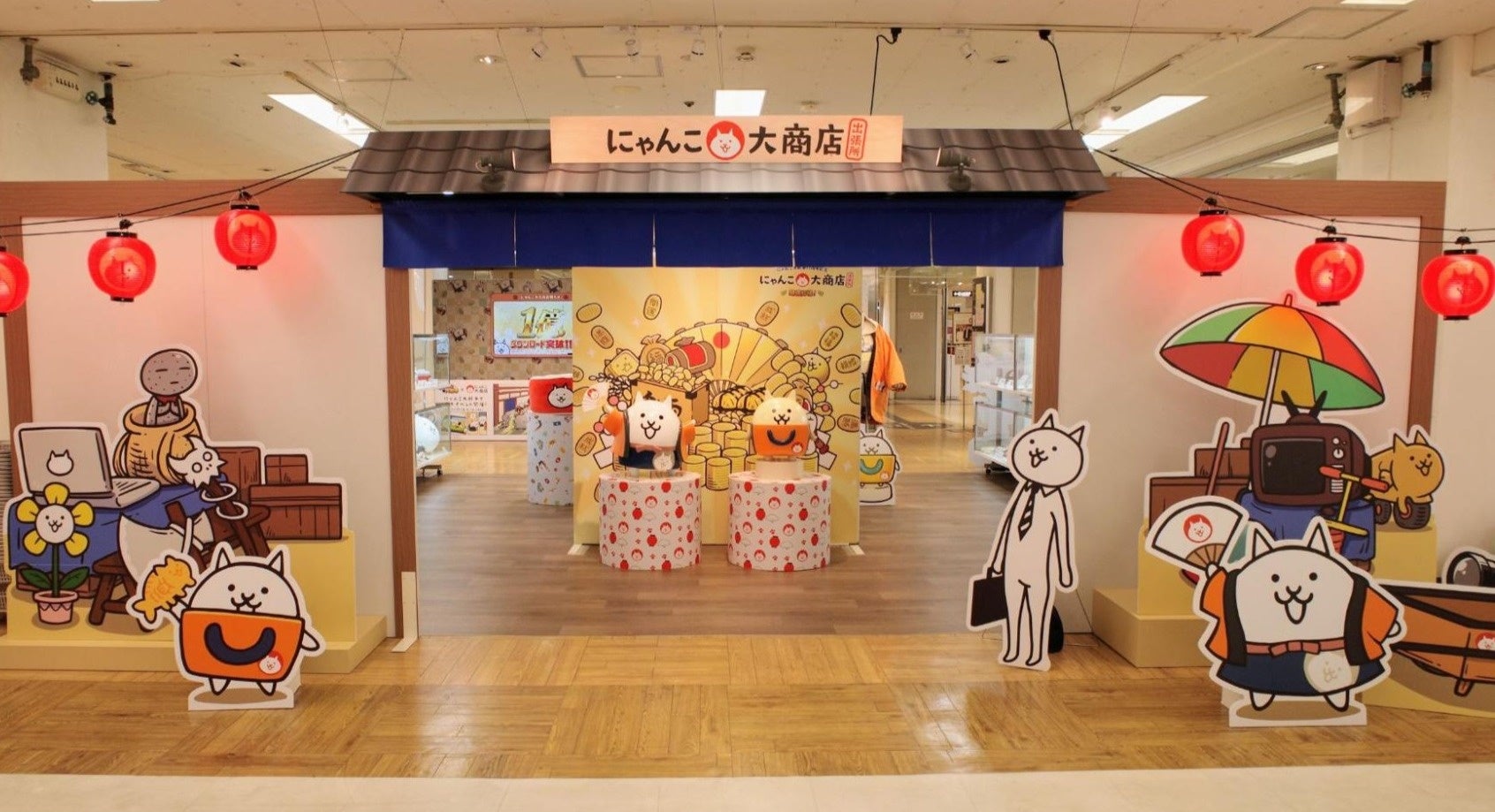 にゃんこ大戦争』13周年を記念して、京都髙島屋S.C.にネコがやってくる