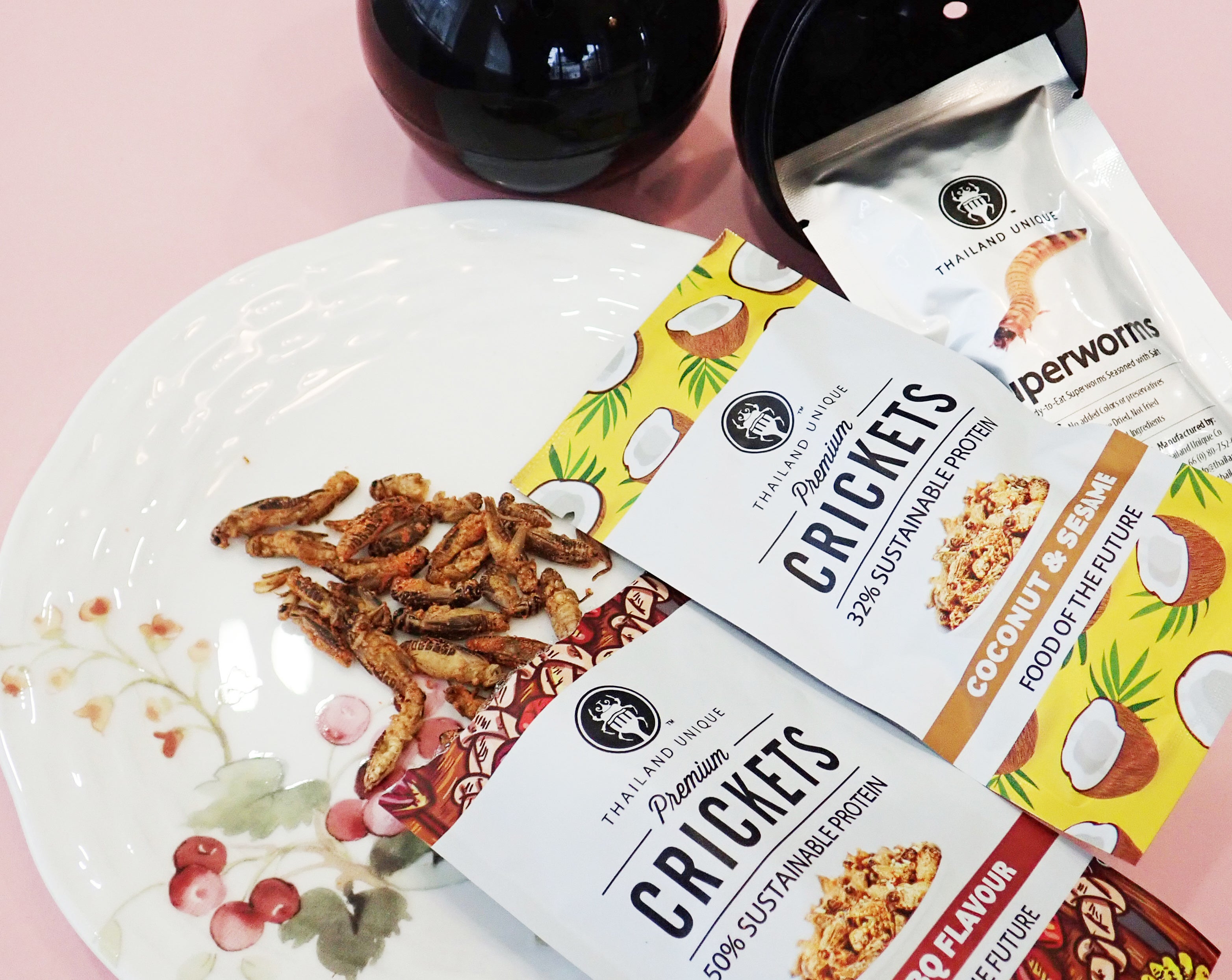 昆虫食ガチャ 商品一例