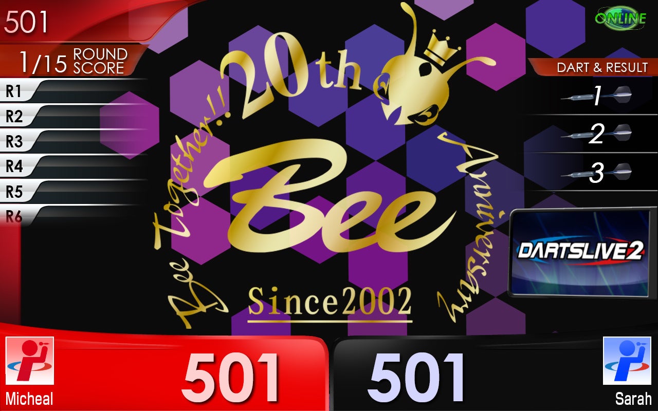 無料配布のダーツライブテーマ(株式会社ダーツライブ協賛)