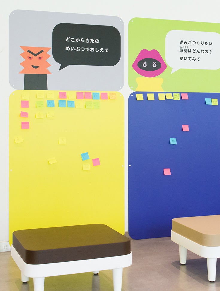 展覧会 オリジナルしつもん