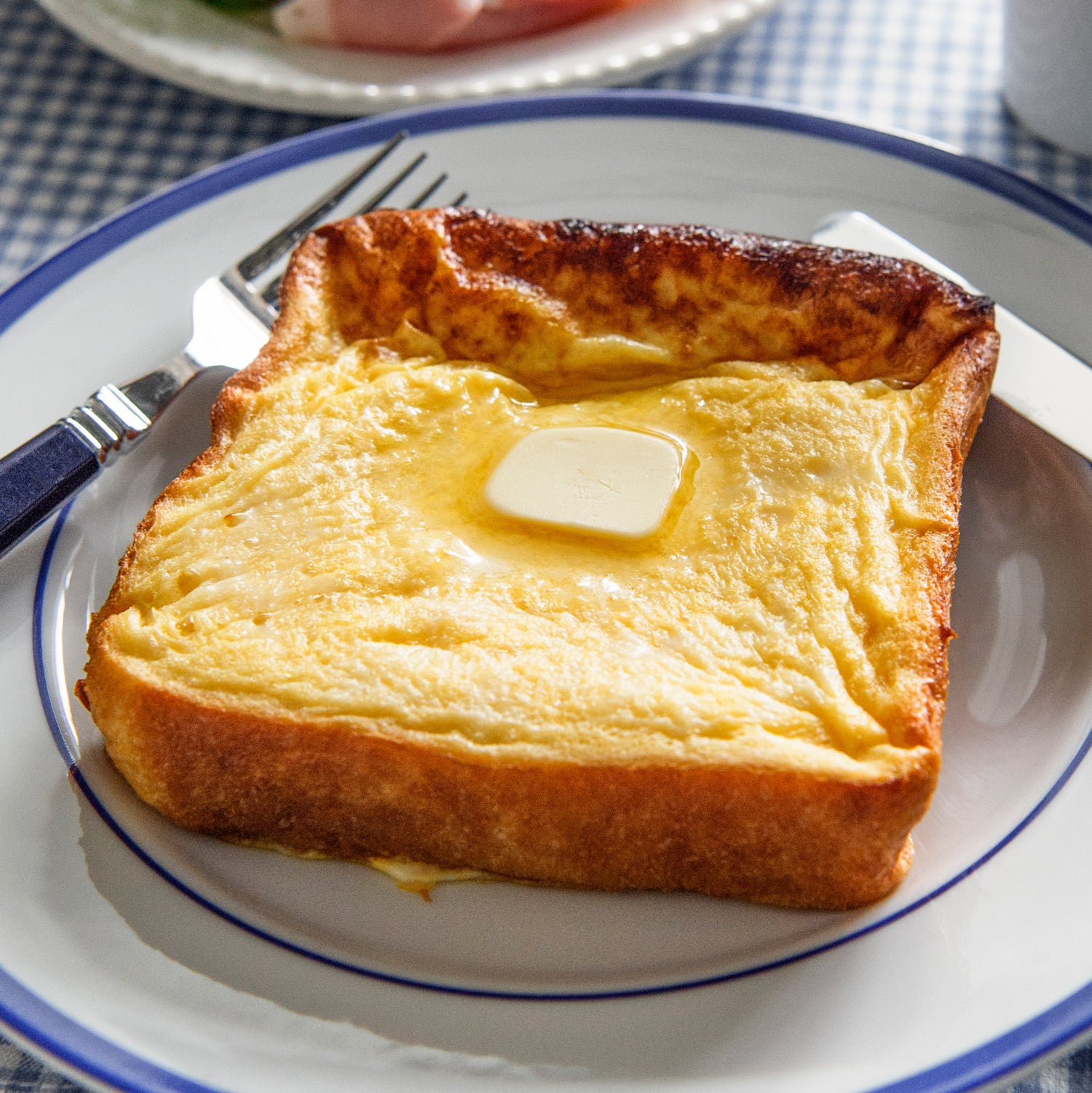 オリジナルレシピブック収録レシピ例「甘くないフレンチトースト」