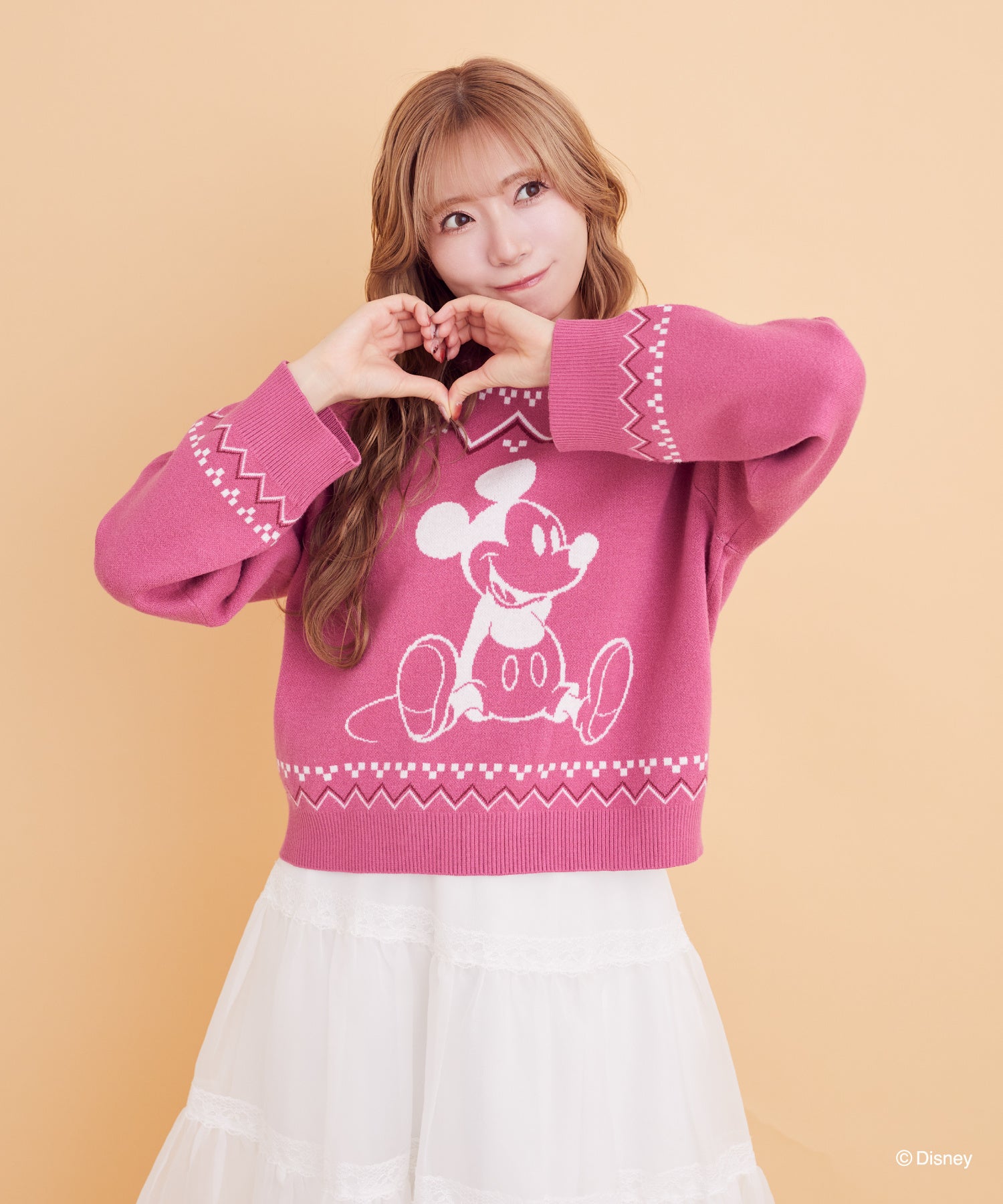新品　ディズニー　ミッキー　セーター　L ノルディック　グレー　リゾート　ニット 新品 ディズニー ミッキー セーター L ノルディック グレー リゾート