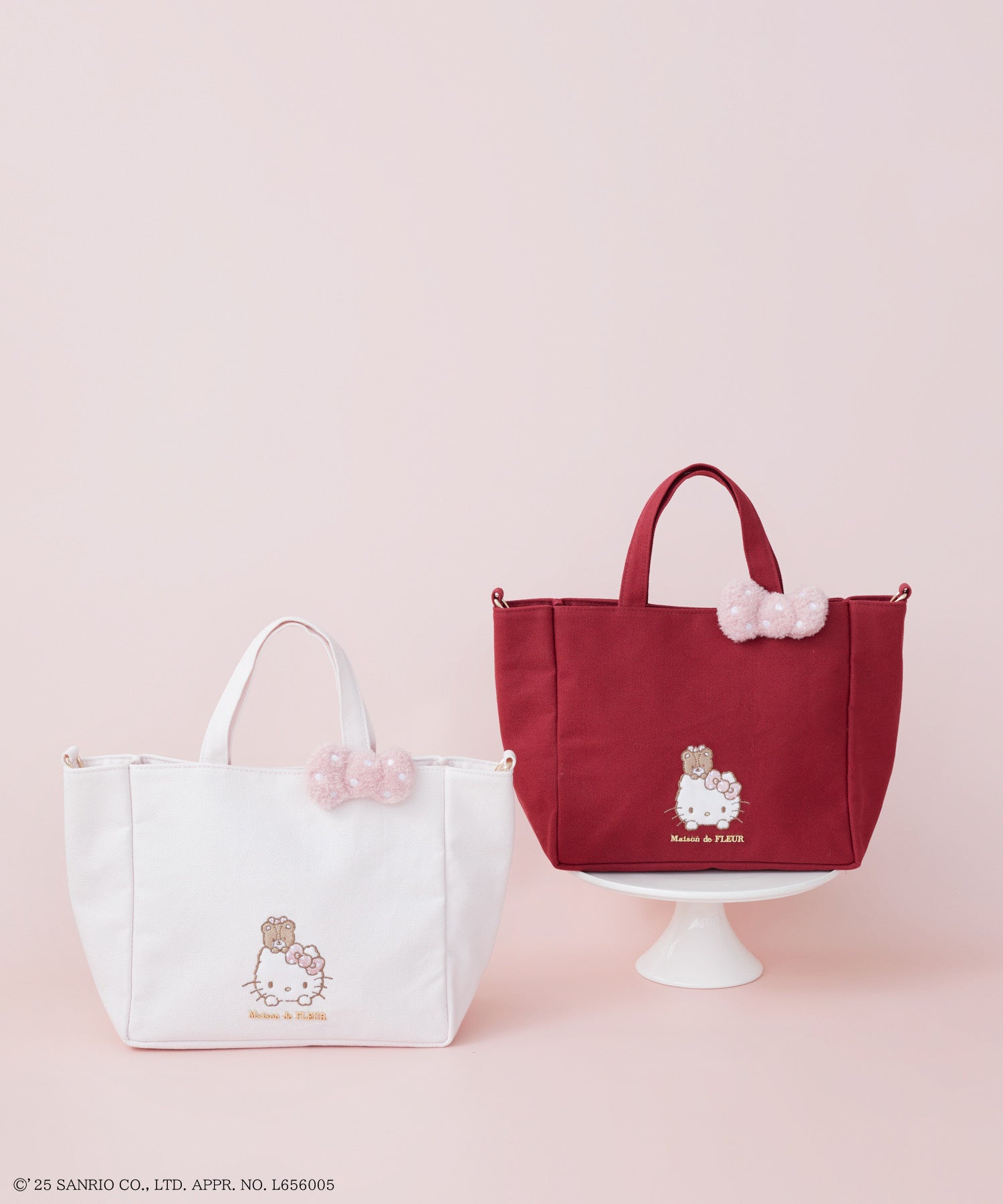 Maison de FLEUR  キティ マスコット Hello Kitty celebrates 50th anniversary with new Maison de