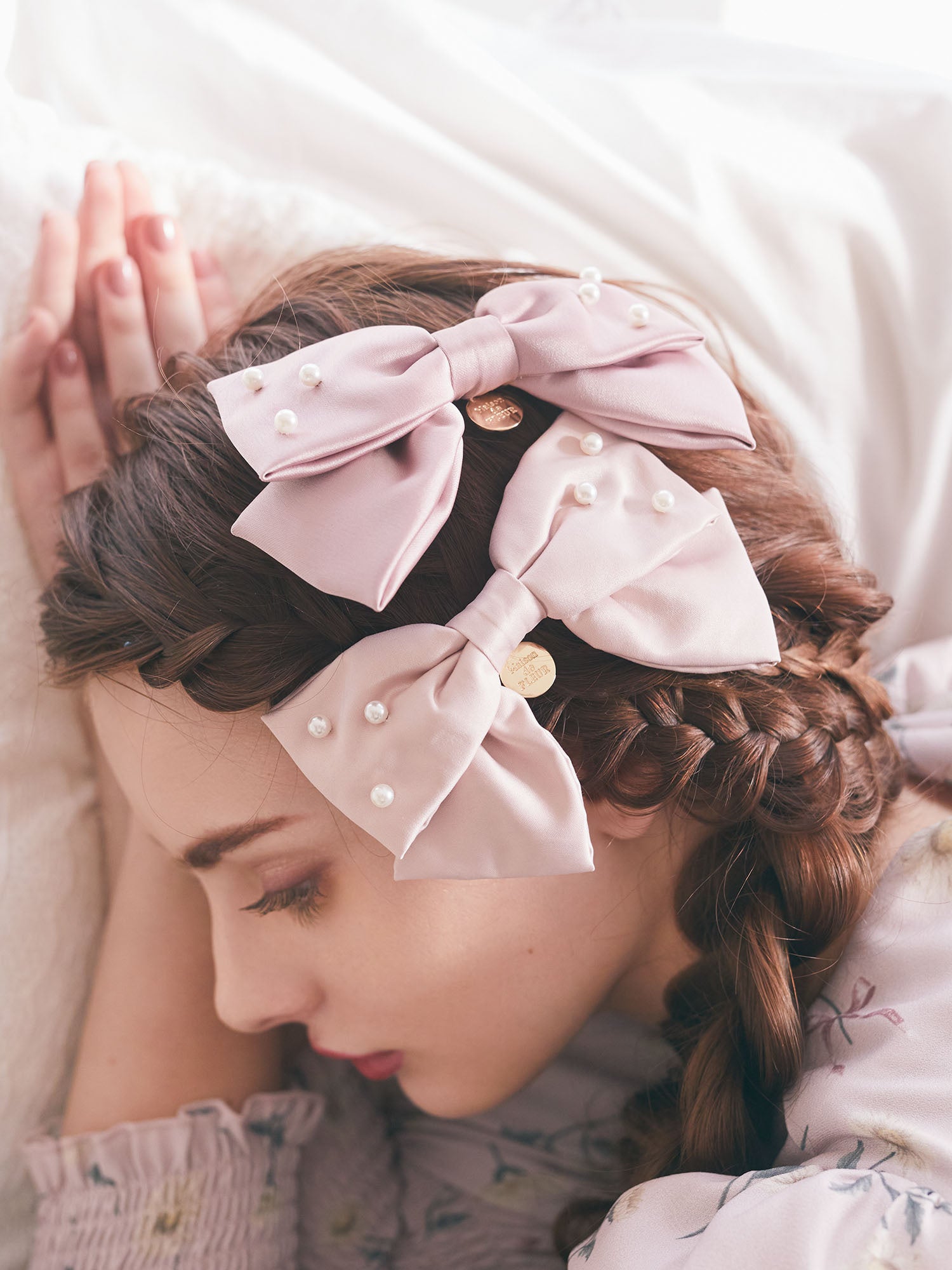 Maison Michel CHARLES ピンクリボン Charles – Maison Michel