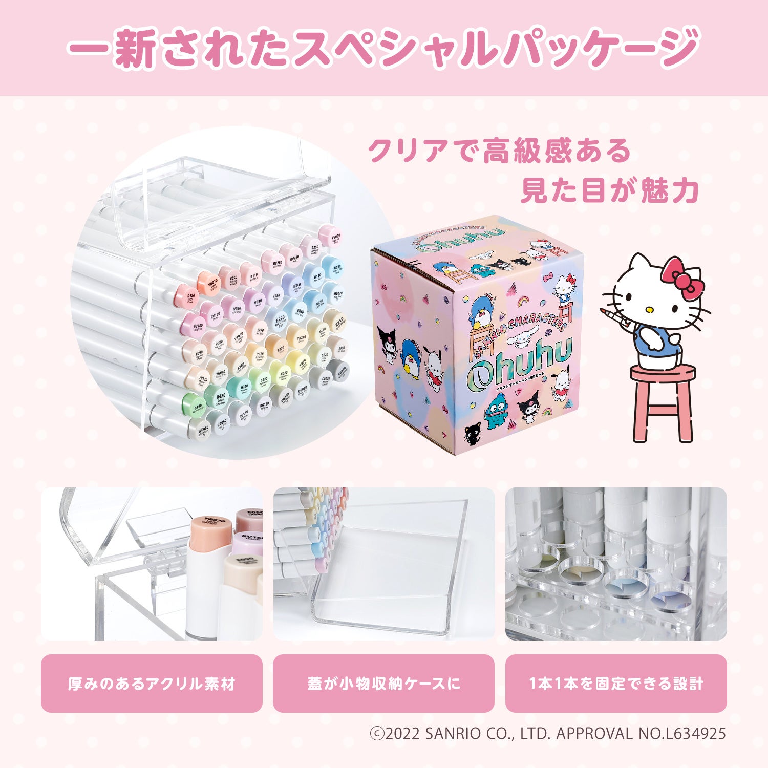 Ohuhu×サンリオキャラクターズ】あの人気マーカーペンとサンリオ