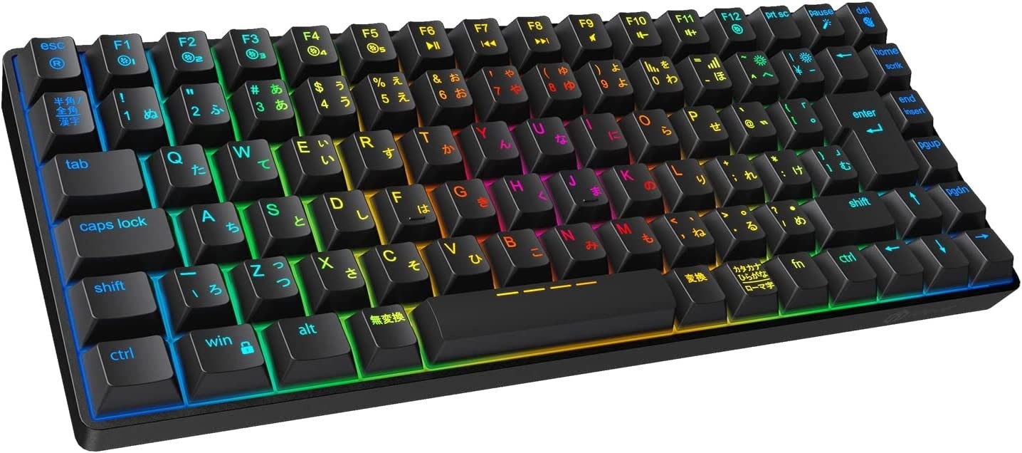 【iClever】赤軸採用の75%ゲーミングキーボードが登場!日本語配列対応、RGBライト23種類設定可能、持ち運びに便利なType-Cケーブル採用 【iClever】赤軸採用の75%ゲーミングキーボードが登場!日本語配列対応、RGBライト23種類設定可能、持ち運びに便利なType-Cケーブル採用