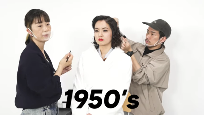 【1950’s メイク風景】