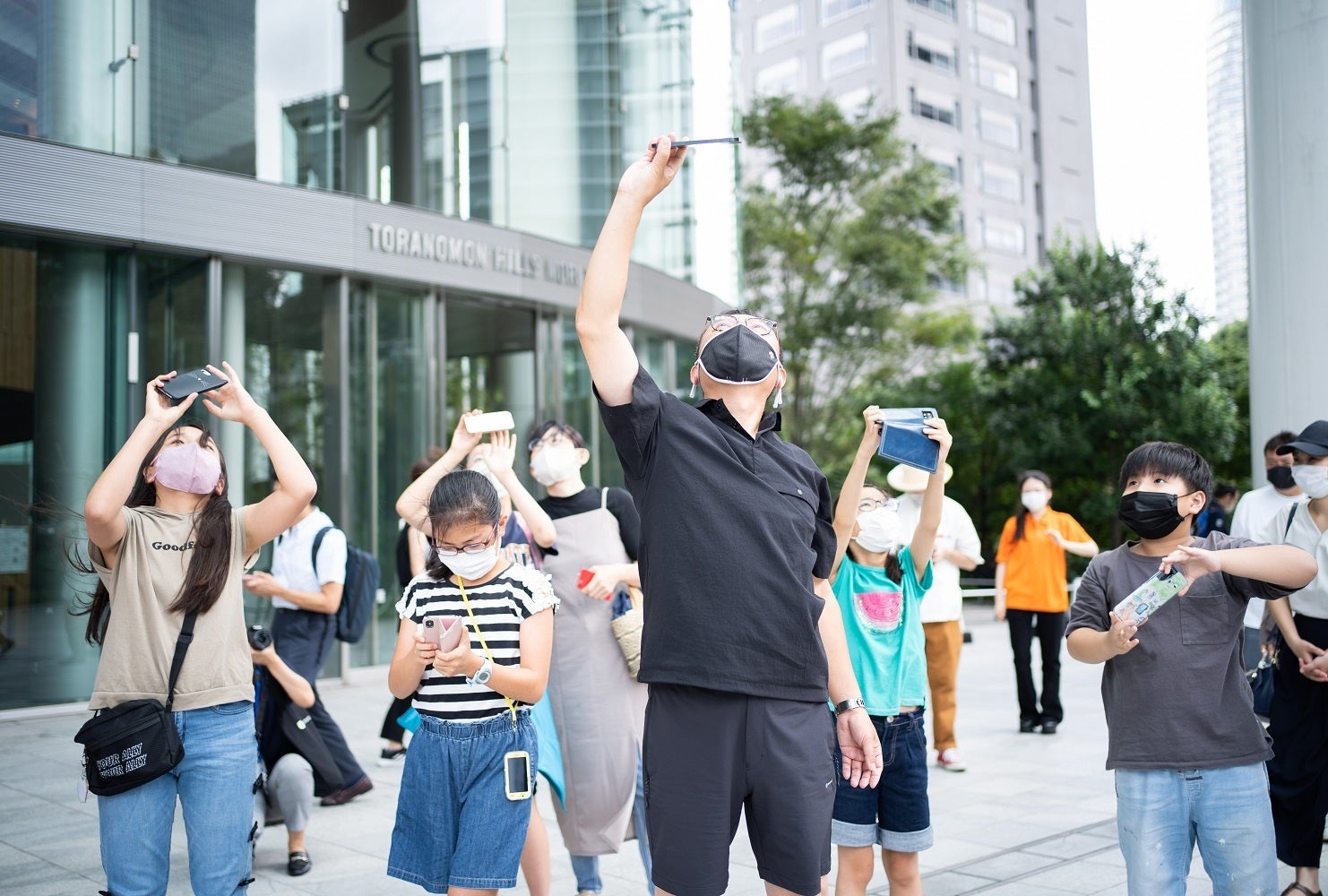 虎ノ門ヒルズを散歩しながらスマホの撮影テクニックを学ぶ