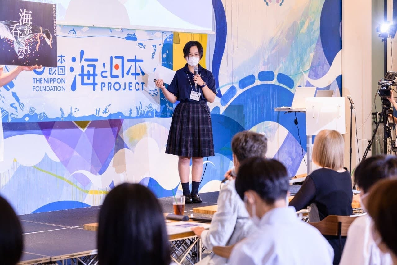 UMI plusチームの代表として堂々たるプレゼンを披露