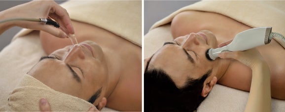 メンズスキンケアスタジオ専用コース「毛穴レス＆メンズ小顔フェイシャル」