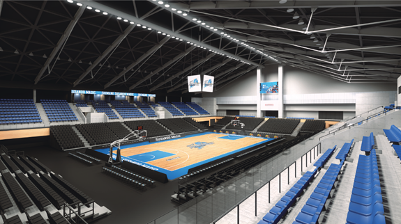 心築技術を活かし、既存体育館を新B1入会基準に適合した「島根スサノオ