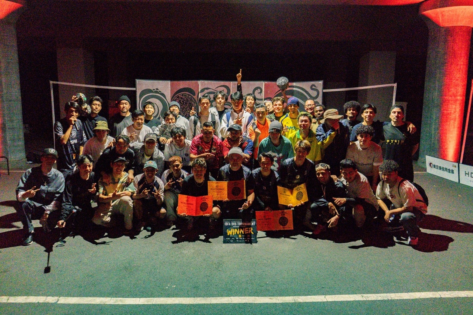 3人制ストリートサッカー国際大会で