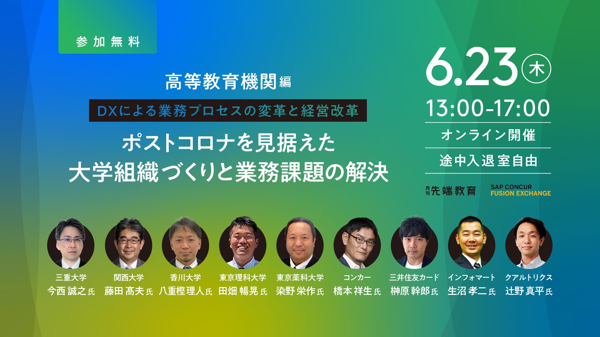 DXによる業務プロセスの変革と経営改革(高等教育機関編