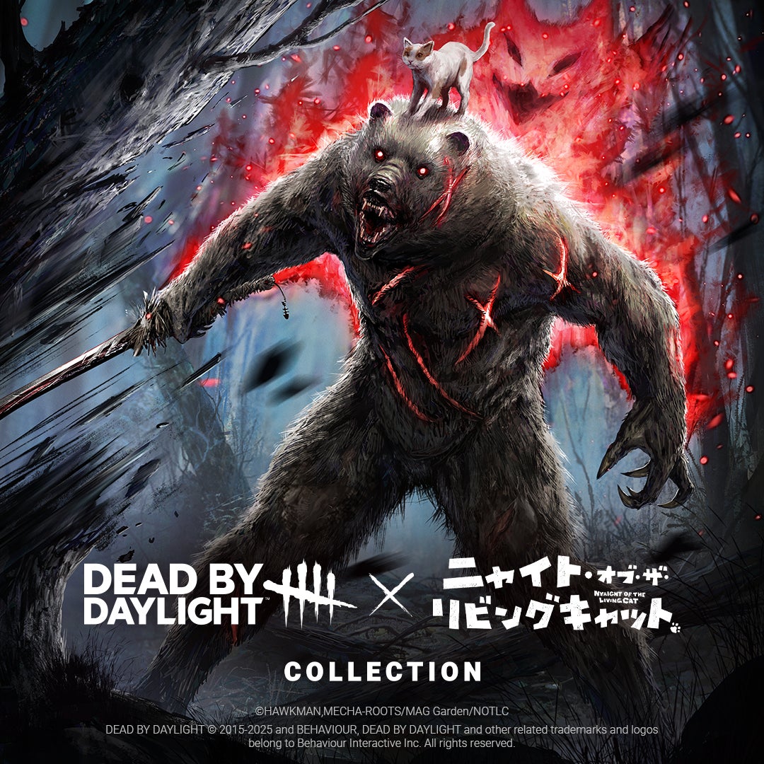 DbD×猫ホラー!悶絶必至の“怖カワ”コラボ、10/1開始 DbD×猫ホラー!悶絶必至の“怖カワ”コラボ、10/1開始