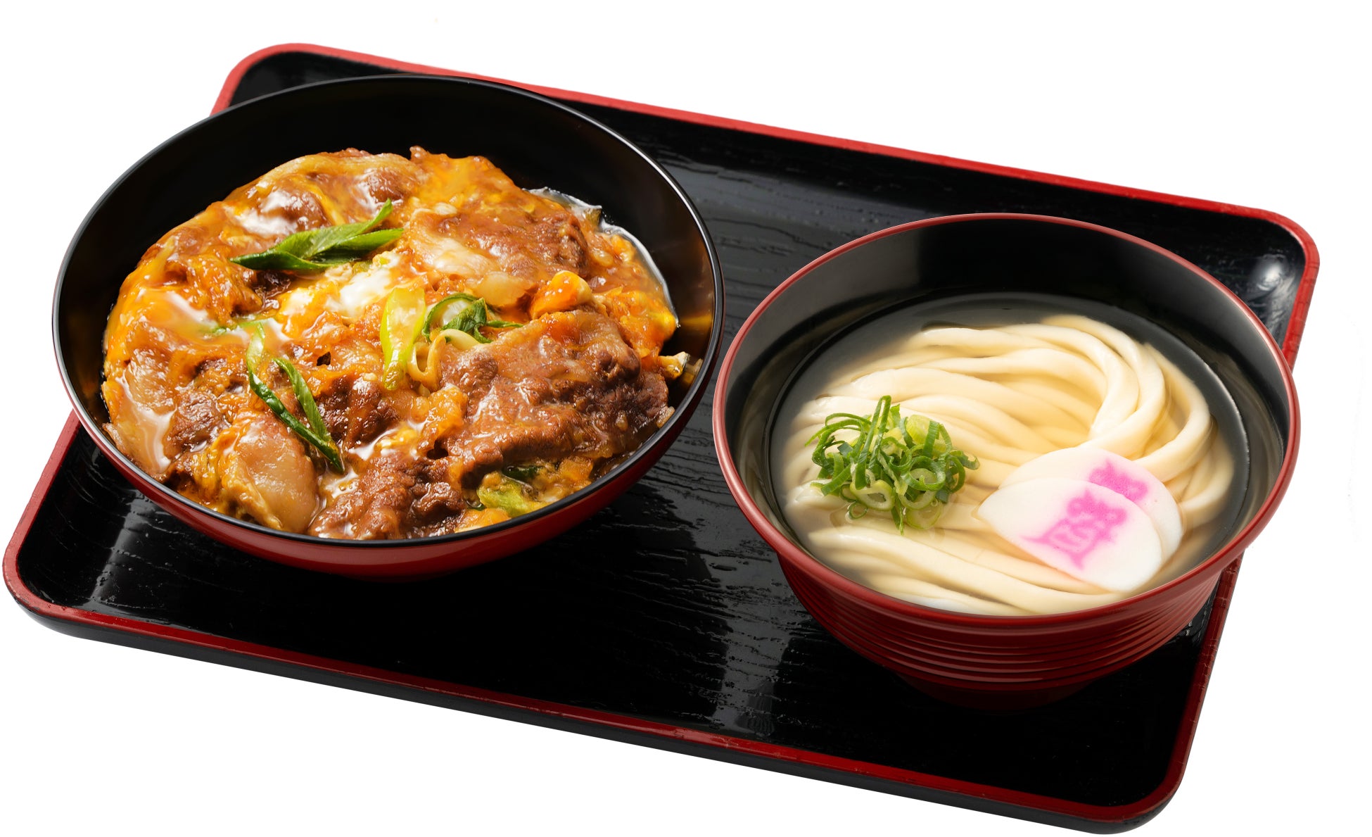 牛すき丼ミニうどん付:930円(税込)