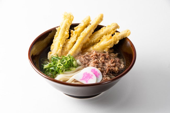 人気No.1メニュー「肉ごぼ天うどん」（720円）