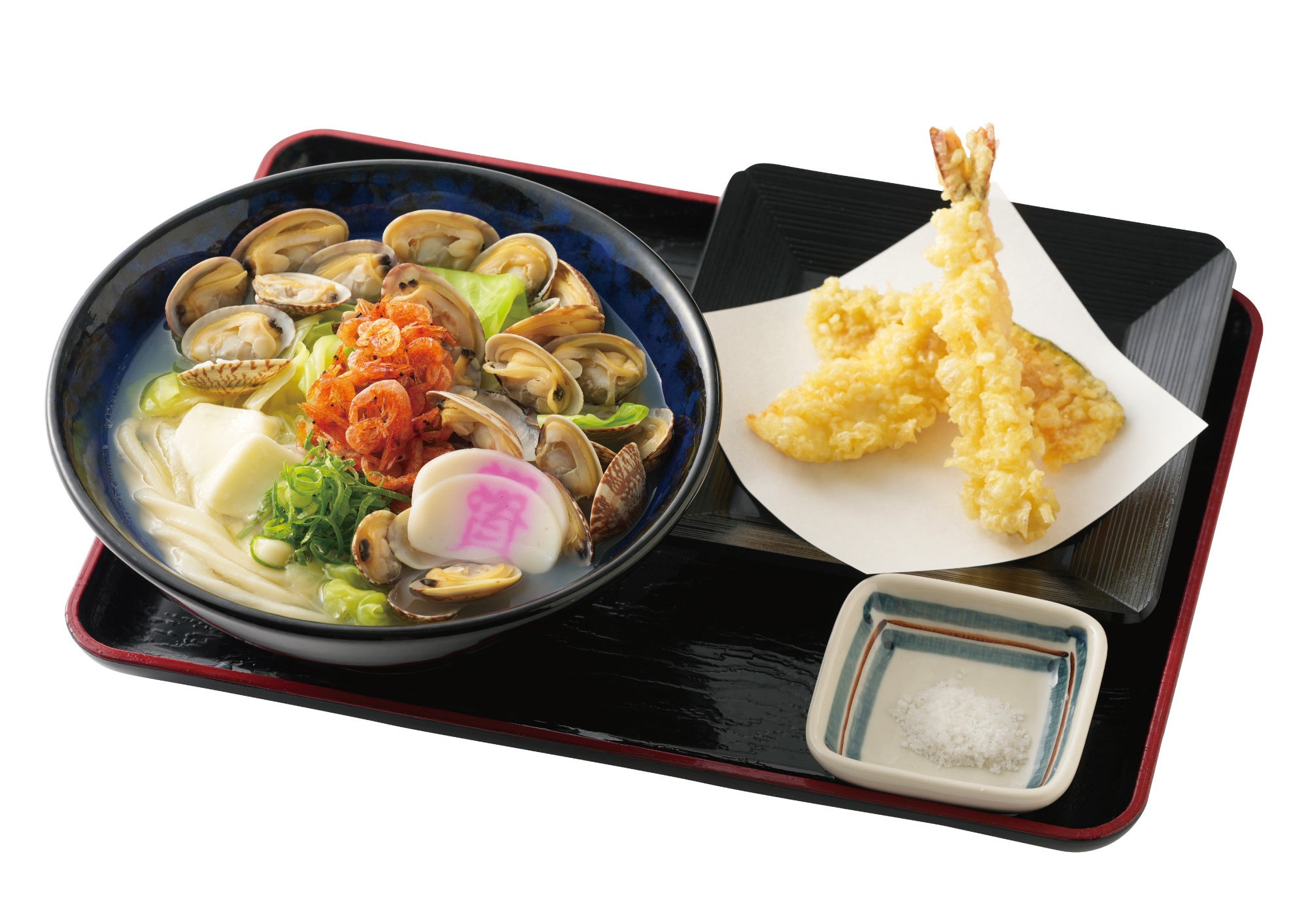 桜えびとあさりうどん 天ぷらセット：980円（税込）