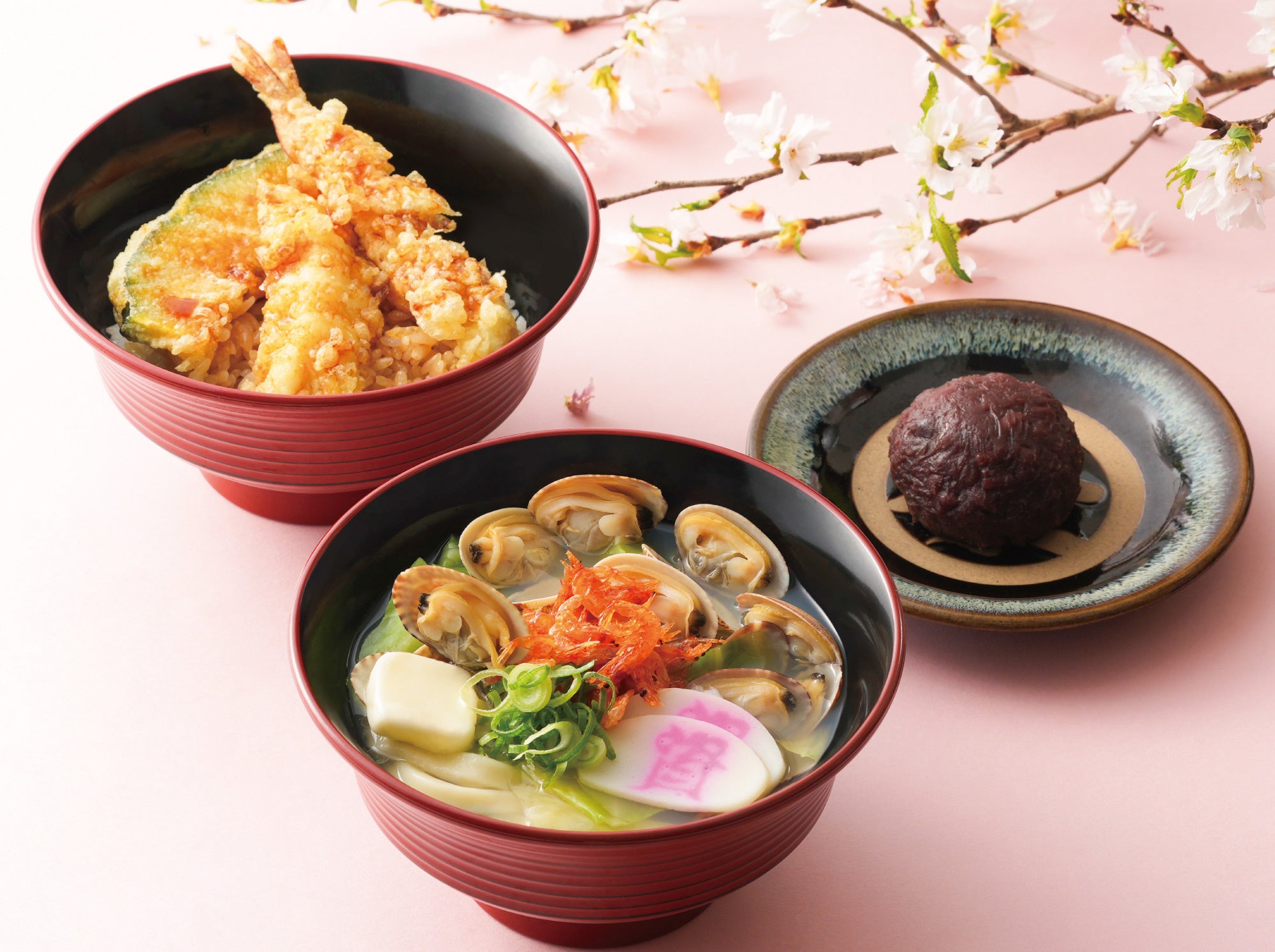 「うどん」も「丼」も楽しめる「春のしあわせセット」！