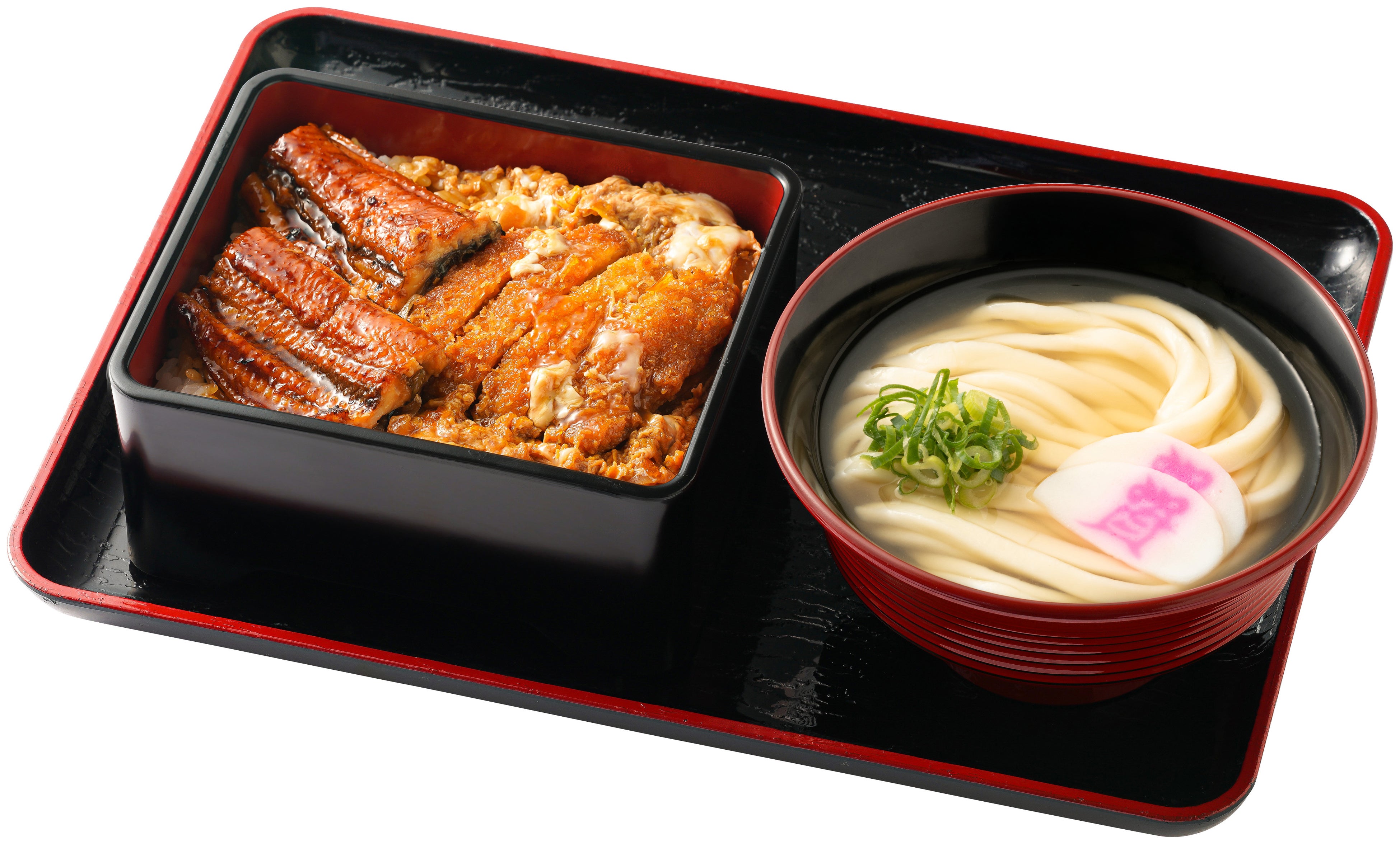 うなカツとじ重 ミニうどん付き