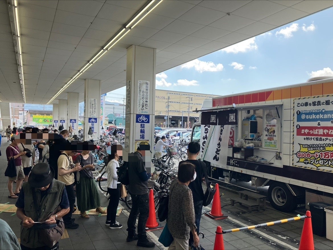 7月のキッチンカーイベントの様子