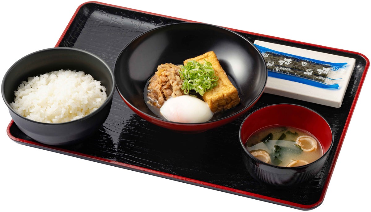 【新商品】肉豆腐定食