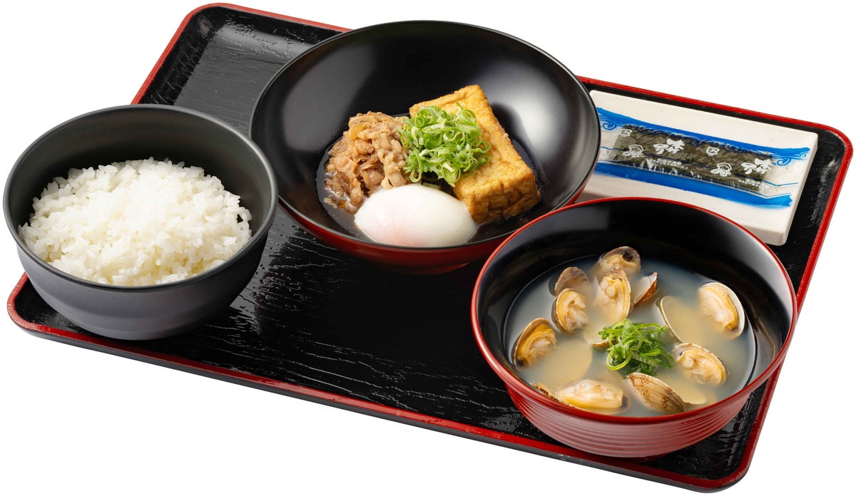 資さんうどんの朝定食に『肉豆腐定食』『肉豆腐貝汁定食』が新登場 関西・関東10店舗限定で九州・中国エリアの人気朝定食も
