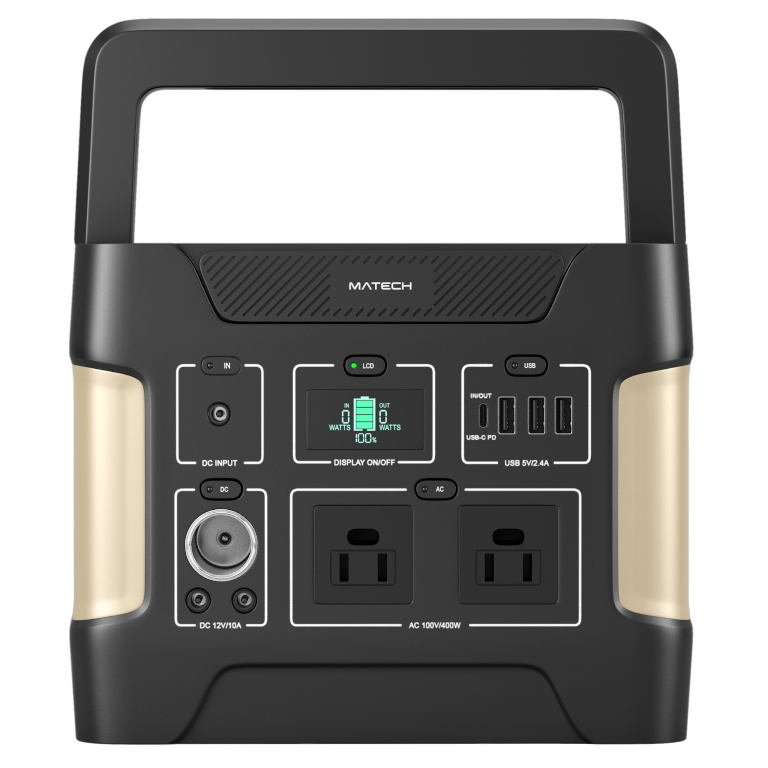 ポータブル電源  PORTABLE POWER STATION ポータブル電源 (ブラック) 512Wh ACコンセント出力4口USB-C出力搭載