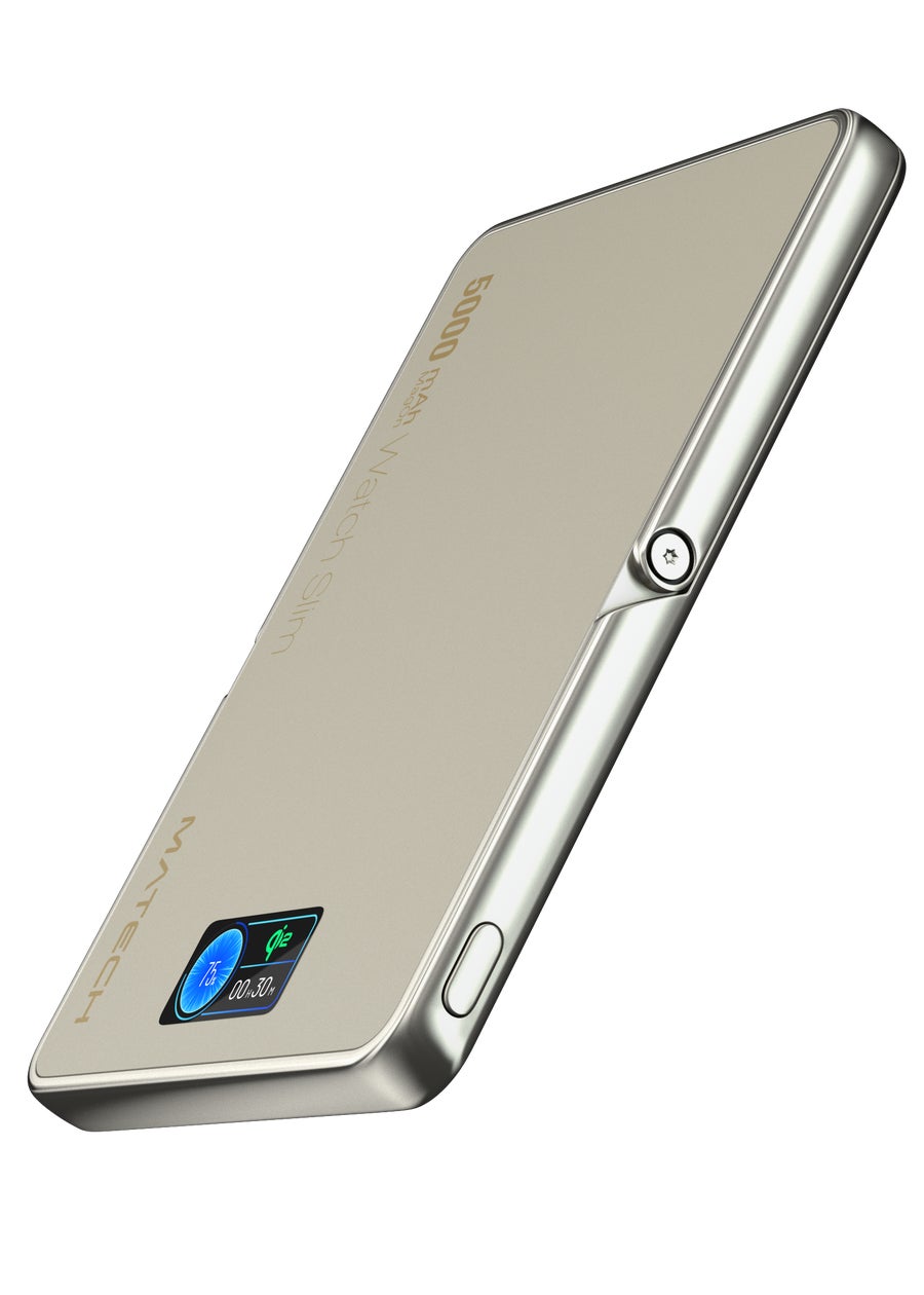 【MATECH】Qi2・Apple Watch充電対応。半個体電池搭載のモバイルバッテリー「MagOn Watch Slim 5000 SemiCore」を新発売