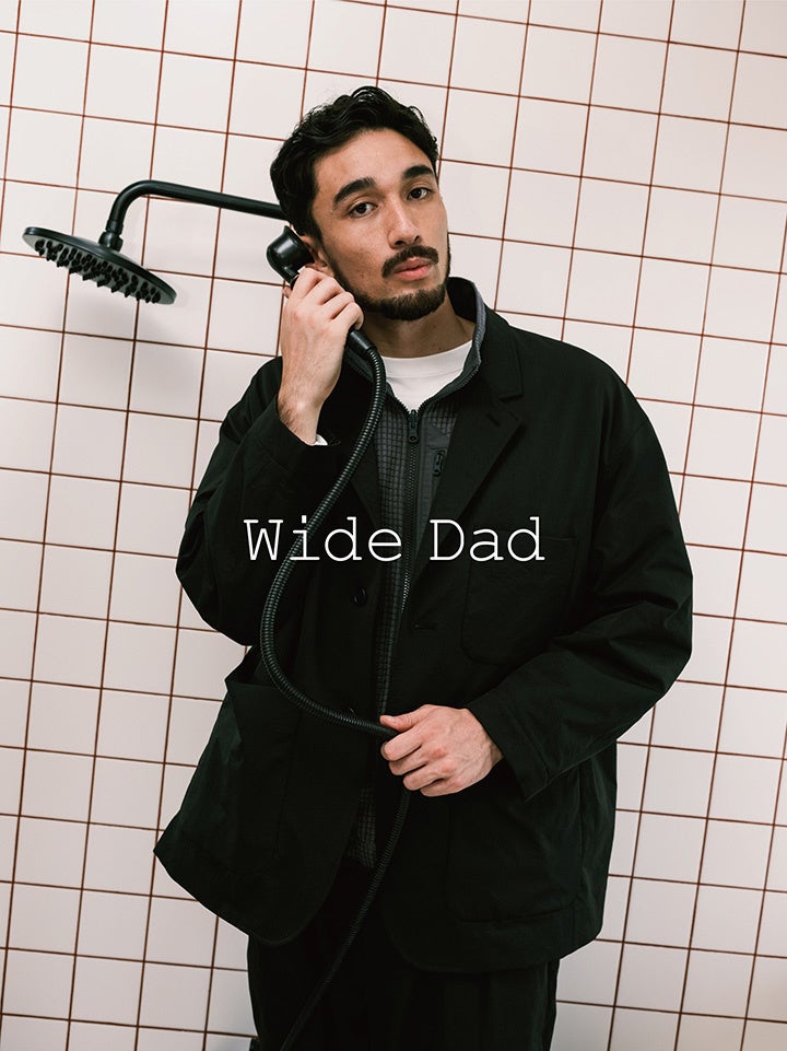 Wide Dad「イケてるDadに等身大な着こなしを」アーバンリサーチより上品でスタンダードなワイドサイズコレクションが登場! | 株式会社 ...