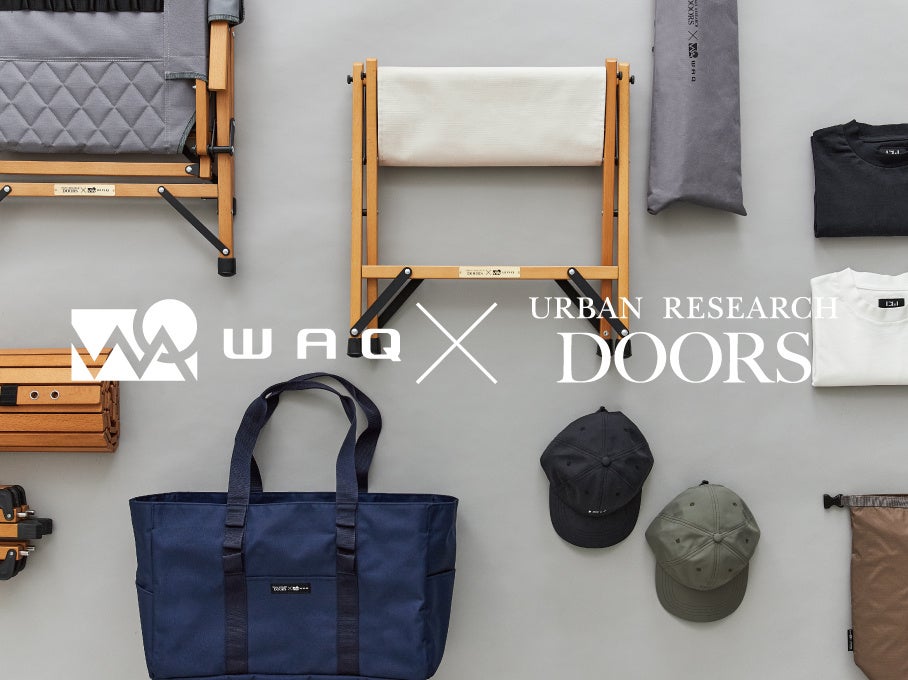 【4月26日(金)発売】 WAQ × URBAN RESEARCH DOORS コラボレーション第2弾がリリース! | 株式会社アーバン ...