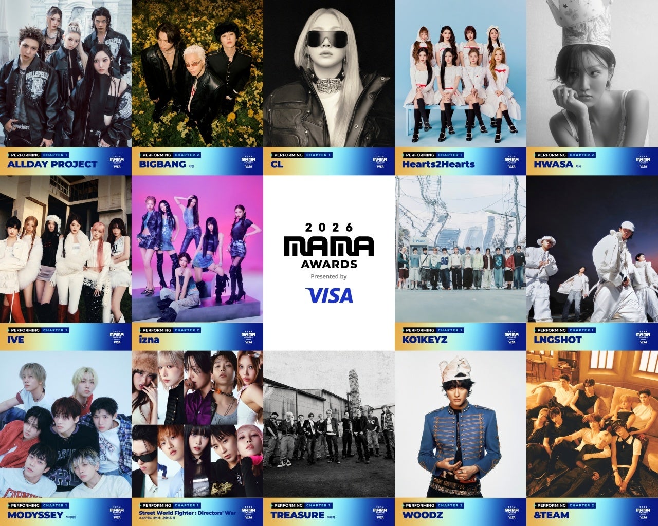 「2026 MAMA AWARDS」「2026 MAMA AWARDS」 BIGBANG, KO1KEYZ, &TEAMなど第二次パフォーミングアーティスト発表！一つの地域でMAMA AWARDS歴代最多パフォ－ミングアーティスト数を予告