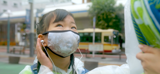 Mixed Realityプラットフォーム”Auris(オーリス)”を活用したスタジアムまでの誘導 （提供：株式会社GATARI）