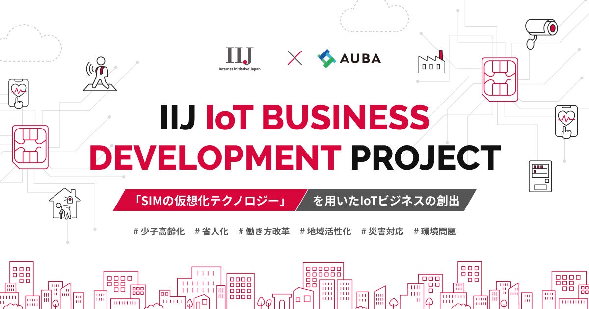 IIJ × AUBA『 IIJ IoT BUSINESS DEVELOPMENT PROJECT 』